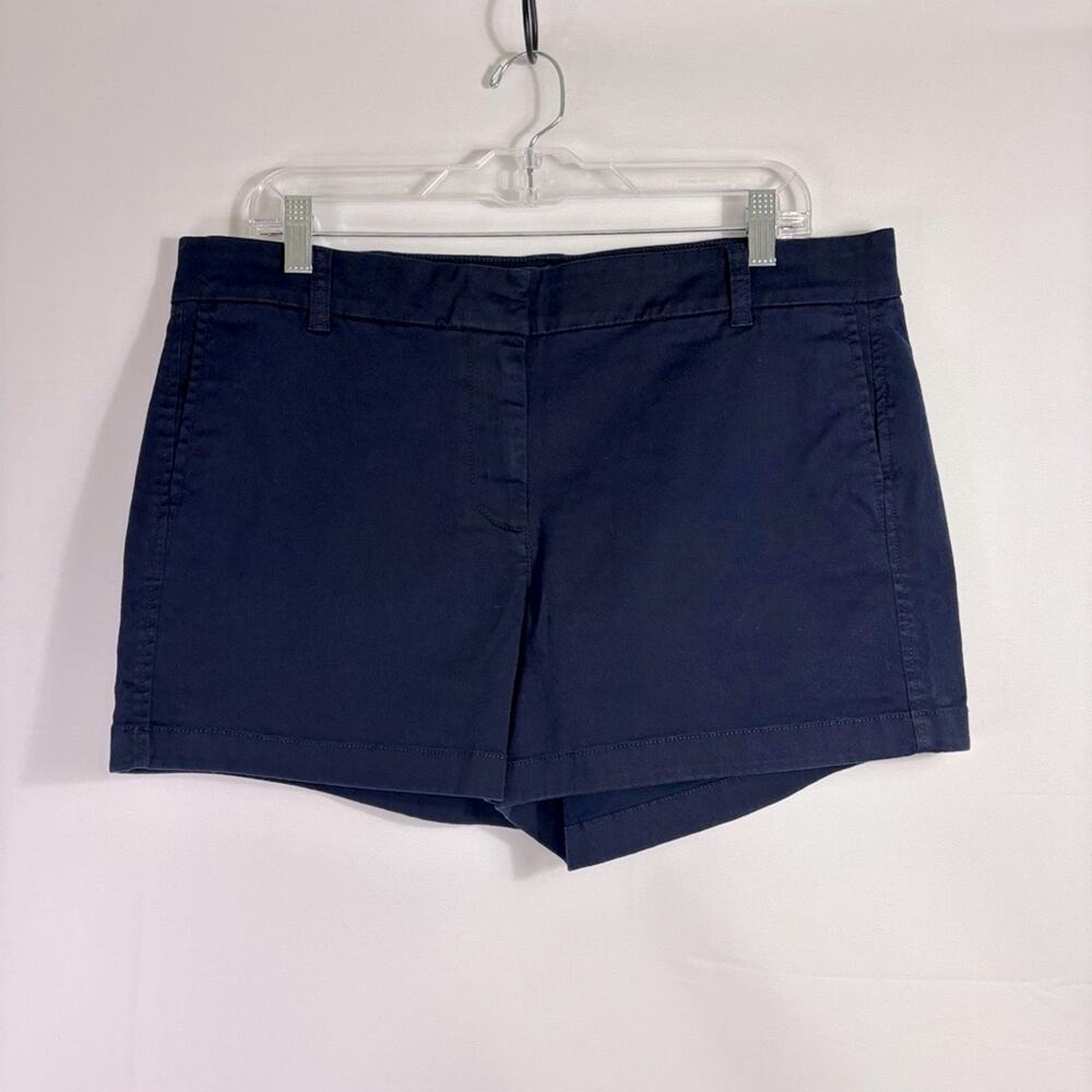 NWT J. Crew Women's Navy Bermuda Shorts Size 14 UU0908